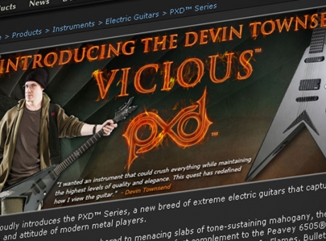 New Devin Townsend Signature Baritone from Peavey