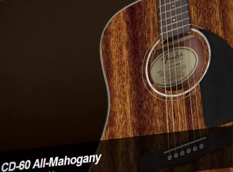 Fender Unveils CD-60 Mahogany