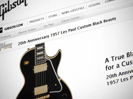 Gibson Custom 20th Anniversary 1957 Les Paul Custom Black Beauty