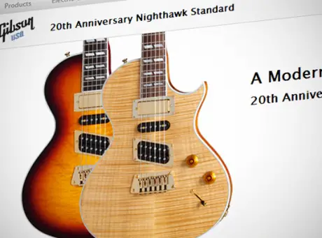 20th Anniversary Nighhawk from Gibson