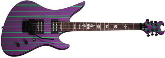 Schecter Synyster Custom Purple/Green