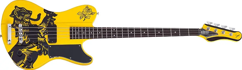 Simon Gallup Ultra Spitfire Bass by Schecter